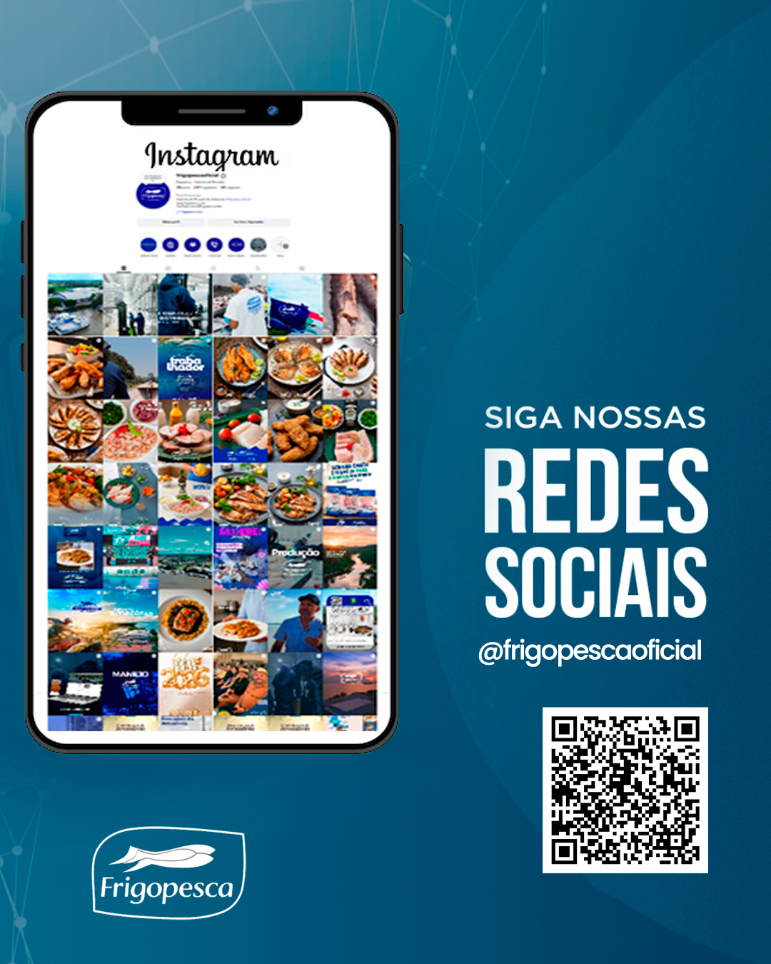 Siga a Frigopesca no Instagram